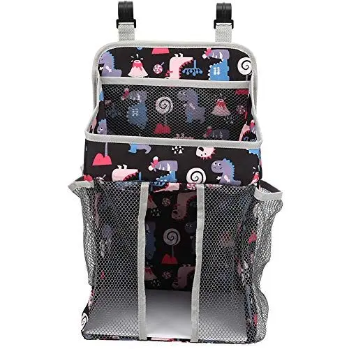 Produktbild: NSXAYIWE Wickeltisch-Windel-Organizer, großes Fassungsvermögen, hängender Windel-Caddy mit Netztaschen, Kinderzimmer-Essentials, Bett-Organizer, Hängetasche für Kinderbett, Spielplatz, (43x25)