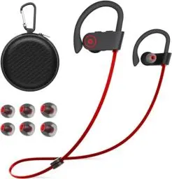 Produktbild: NUASI Bluetooth Kopfhörer, Kopfhörer Kabellos Bluetooth mit Bluetooth 5.3, Bluetooth Kopfhörer Sport, IPX7 Wasserdicht, Bluetooth Kopfhörer in Ear zum Joggen Trainieren