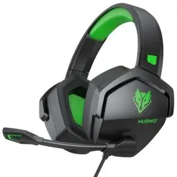 Produktbild: NUBWO N16 Gaming Headset – Mikrofon mit Geräuschunterdrückung, Stereo Sound und Komfortables Design für PS5, PS4, Xbox One, NS, PC, Laptop und Mac - Grün