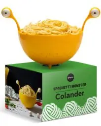 Produktbild: Nudelsieb von OTOTO - Küchen Gadgets, Haushalt Gadgets, Küchenzubehör, Küchenhelfer, Lebensmittelsieb, Spaghetti-Sieb, Lustige Küchenutensilien (Spaghetti Monster)