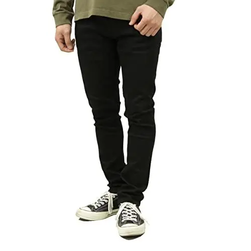 Produktbild: Nudie Jeans Herren Tight Terry Ever Black Jeans, Evert schwarz, 36W / 34L