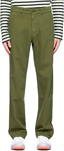 Produktbild: Nudie Relaxed Fit Chino Hose - Lazy Leo Grün, Größe:W33, Länge:L32