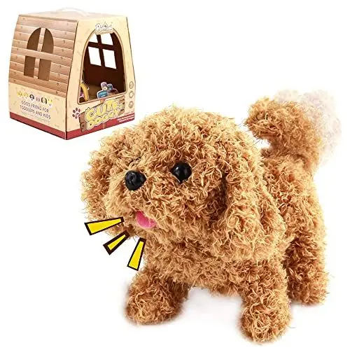 Produktbild: Nuheby Hund Spielzeug Kinder, Spielzeug Hund der Läuft und Bellt, Spielzeug ab 2 3 4 5 Jahre mädchen,Spiel Spielzeug Kuscheltier Hund Krabbelspielzeug Geschenk Junge Mädchen 2 3 4 5 Jahre