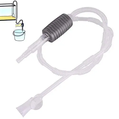 Produktbild: nuluxi Aquarium Reiniger Aquarium Wasser Manuell Pumpen Syphon Fish Tank Reiniger Aquarium Reinigungspumpe Aquarium Reiniger Syphon Kiesreiniger für Reinigung und Wasserwechsel im Tank (Mit Saugnapf)
