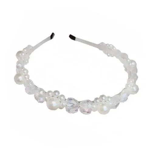 Produktbild: NULYLU Haarreif Mit Kristallen Für Damen Schlichtes Stirnband Haarschmuck Schickes Haarornament