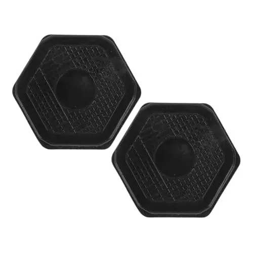 Produktbild: NULYLU 2st Gummiauflage Für Reckstange Von Fitnessgeräten Krafttrainer Indoor-fitness-angebot Endpolster Für Die Türtrainingsstange Trainingsangebot Türgummiauflage Black