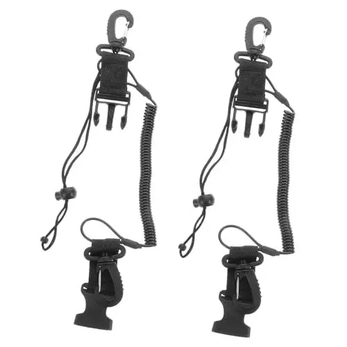 Produktbild: NULYLU 2 Stück Tauch-Lanyard Kameragurt Handgelenks-Lanyard Mit Schnellverschluss Aus Seil Für Unterwasser-Kamera Tragbar