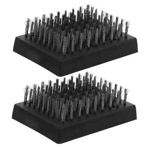 Produktbild: NULYLU 2stücke Grill Reiniger Küche Reiniger BBQ Versorgung Tragbare BBQ Versorgung Grillbürste Grillrostbürste