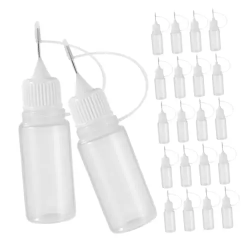 Produktbild: NULYLU 30St Flaschen diy bausatz plastikflasche ölflasche nadelflasche plastik flasche Quetschflasche Ölbehälter Behälter für Maschinenöl Leimflasche Flasche Maschinenöl quetschbar