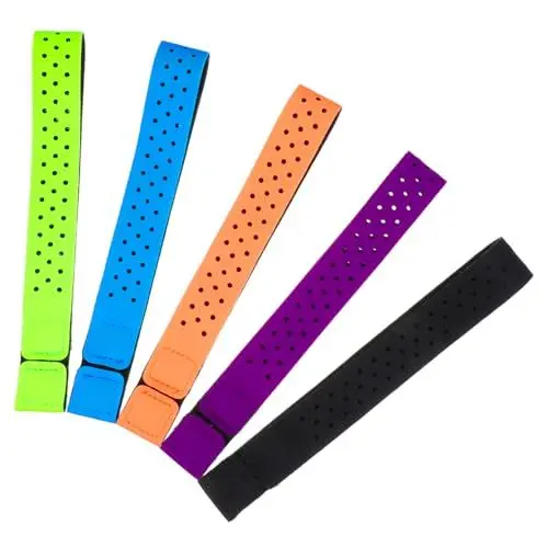 Produktbild: NULYLU 5 STK Armband zur Überwachung der Herzfrequenz beim Laufen Herzfrequenz-Brustgurt Pulsuhren Herzfrequenz-Monitorband Herzfrequenzgurt Pulsmesser-Armgurt Laufarmband