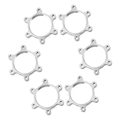 Produktbild: NULYLU 6er-pack Fahrrad-scheibenbremsnaben-adapter Scheibenbremsen-umbausitz Für Eine Starke Reibungslose Installation