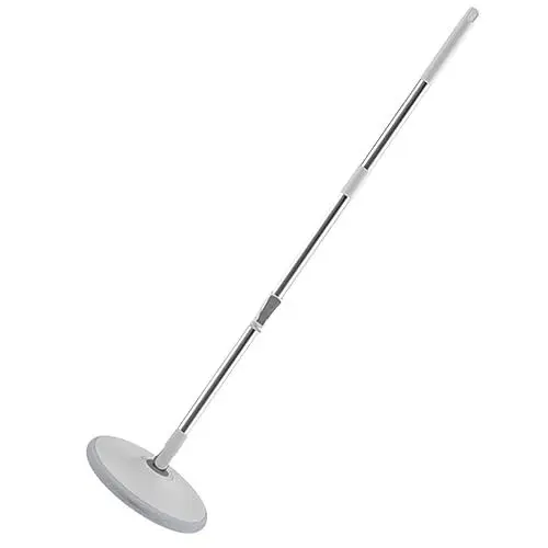 Produktbild: NULYLU Abnehmbarer Mopp Mit Geradem Stab Und Mikrofaser Moppkopf Set Für Rotationsmoppeimer Inklusive Ersatzmop Und Wischpad Ideal Für Alle Bodenarten Und Gründliche Reinigung