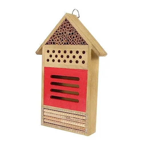 Produktbild: NULYLU Bienenhotel Für Den Garten Bienenstock Aus Holz Wetterfeste Ausführung