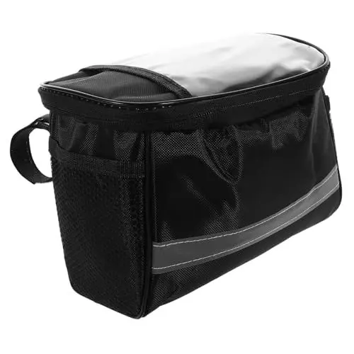 Produktbild: NULYLU Fahrradtasche Lenker-werkzeugtasche Radfahren Tasche Für Rennrad Fahrrad Crossbar Fronttasche Fahrrad Große Tasche Fahrradversorgung Rennrad-Fronttasche Reflektierender Streifen