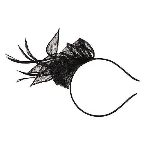 Produktbild: NULYLU Mesh-stirnband Fascinator Hut Accessoires Partyschleier Damen Hut Netz Stirnband Geburtstagsfeier Accessoires Halloween Kostüm Weihnachten