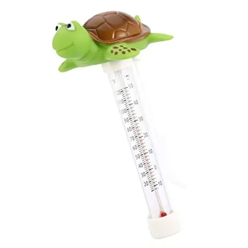 Produktbild: NULYLU Schwimmendes Wasserthermometer Für Pool Teich Und Badewanne Mit Fahrenheit Und Celsius Messung Robust Und Bruchsicher