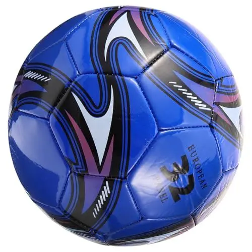 Produktbild: NULYLU Trainingsfußball Aufblasbarer Fußball Fußball Fußball Größe 5 Jungenbälle Für 1–3 Fuß Kinder Fußball PVC Blau
