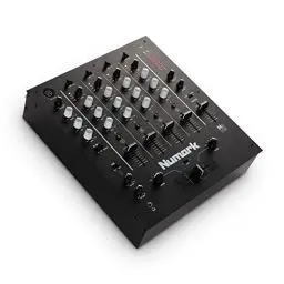Produktbild: Numark M6 USB - 4-Kanal DJ-Mixer mit integriertem Audio Interface, 3-Band EQ, Mikrofoneingang und austauschbarem Crossfader mit Slope-Kontrolle
