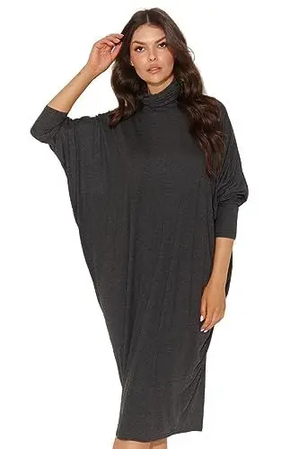 Produktbild: Numinou, Damenkleid NU455 graphitmelange, Größe 40/42