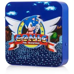 Produktbild: Numskull Sonic The Hedgehog Schreibtischlampe Wandleuchte - Ambientebeleuchtung Gaming Zubehör für Schlafzimmer, Zuhause, Arbeitszimmer, Büro, Arbeit - Offizielles Sonic The Hedgehog Merchandise