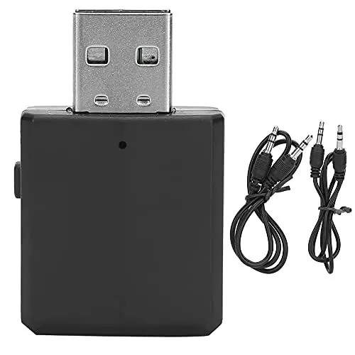 Produktbild: Nunafey USB Wireless Audio Transceiver, Wireless Audio Transceiver ZF-169 Plus Modell Leichte 3,5-mm-Schnittstelle für Computer