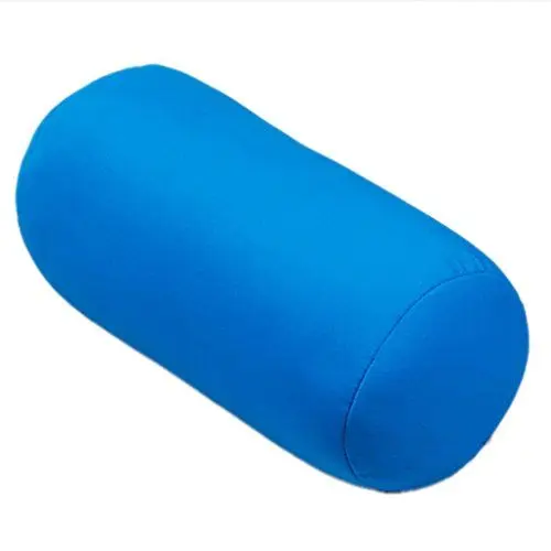 Produktbild: Nunubee Nickerchen Kissen Sitz-Auto Candy Farbe Zylindrisches Kissen Schaumpartikelmaterial Füllung Babykissen Lendenkissen Kopfkissen Dekokissen Canape Deko, Königsblau 30*16CM