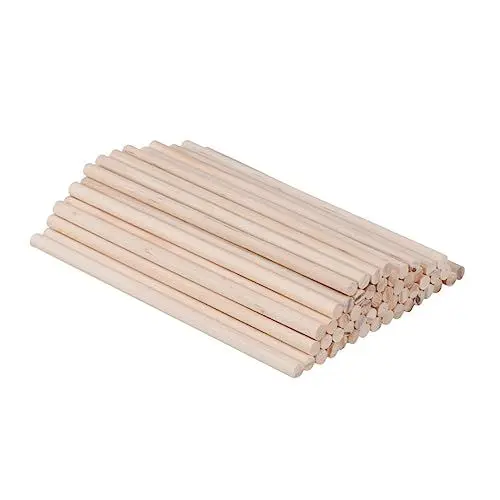 Produktbild: NUOBESTY 100 Stück Kiefernholz-bastelstäbe 30 X 0 6 Cm Dübelstangen Für Projekte