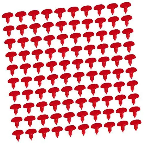 Produktbild: NUOBESTY 100st Beflockte Dreieckige Nase Ausgestopfte Bärennasen Marionettennasen Mini-sicherheitsaugen Sicherheitsaugen Und Nasen Für Kuscheltiere Stofftiernasen Häkeln Abs Teddybär