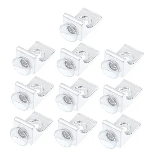 Produktbild: NUOBESTY 10stücke Eckverbinder Mit Saugnapf Aus Zinklegierung Rechtwinklige Glasstützstifte Für Hochleistungs-glashalterungen Verbindungselemente Für Möbel