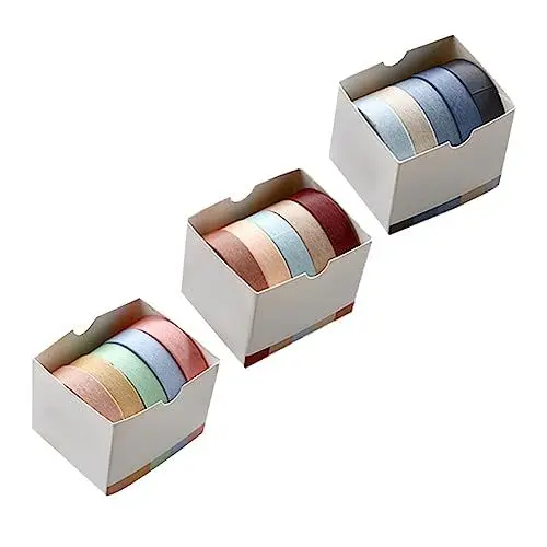 Produktbild: NUOBESTY 15 Rollen Washi-Tapes basteln Decoupage-Papier für Möbel Geschenkband Washi-Tape einwickeln Deko-Washi-Tape Washi Tape zum Verpacken von Geschenken zerreißbar schmücken Aufkleber