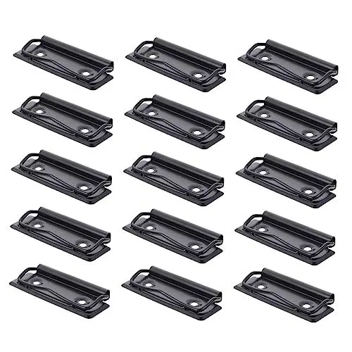 Produktbild: NUOBESTY 15st Briefpapier-clip Klammern Für Klemmbretter Aus Edelstahl Klemmbrettklemmen Klemmbrettklammern Für Die Krankenpflege Dokumententafel Datei A4 Eisen Multifunktion Menü Ordner
