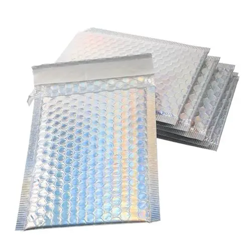 Produktbild: NUOBESTY 16st Bunte Luftpolstertasche Blase Versandtaschen Paketzubehör Bubble Mailer 8,5 x 11 Versandumschläge Blasenverpackungsbeutel Versandtaschen Verschließen Bubble-mailer Sport