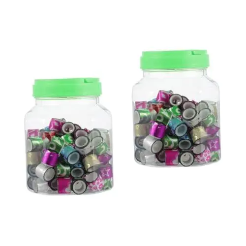 Produktbild: NUOBESTY 2 Sets Selbstklebendes Glitzer-klebeband Aufkleber Dekoratives Washi-klebeband Papierklebeband Abdeckband Für Den Gebrauch Im Haushalt 90 Stück * 2