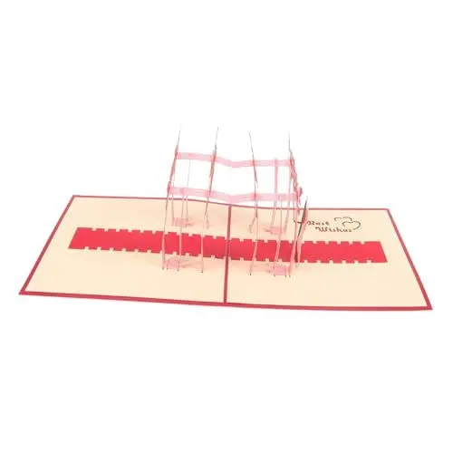 Produktbild: NUOBESTY Handgemachte 3d-hochzeitseinladungskarte Mit Papierschnitzerei Einladungskarte Mit Szene Perfekt Für Den Heiratsantrag