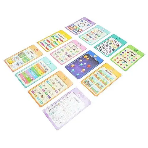 Produktbild: NUOBESTY 12 Stücke Frühen Bildung Poster Set Kinder Englisch Lernen Diagramm Material Helle Druck