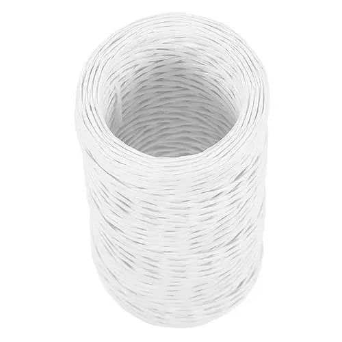 Produktbild: NUOBESTY 1 Rolle DIY Papierseilherstellung DIY Kordelseil Mehrzweck-Seil Zum Selbermachen Dekoratives Bastelseil Zum Selbermachen Korbgeflochtenes Seil Der Stoff Reisgürtel Weiß Schwer G14