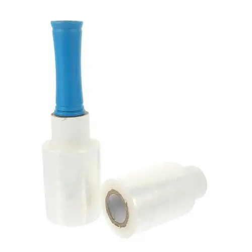 Produktbild: NUOBESTY Kissen Wrap Seide Film 2pcs Hand Stretch Film Kunststoff Wrap Rolle für Verpackung Umzug