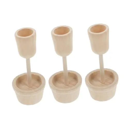 Produktbild: NUOBESTY 1 Satz Holzhaus holzdeko für garten für geschenkideen für Geschenkideen DIY-Handwerk Blumenhandwerk für Mädchen bastelt hölzern Beige