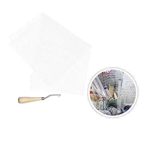 Produktbild: NUOBESTY 1 Satz Weben von Teppichbodenmatten mit Segmentstickerei Werkzeug Handbuch häkeln mit Einer Nadel Decke Suite Abs