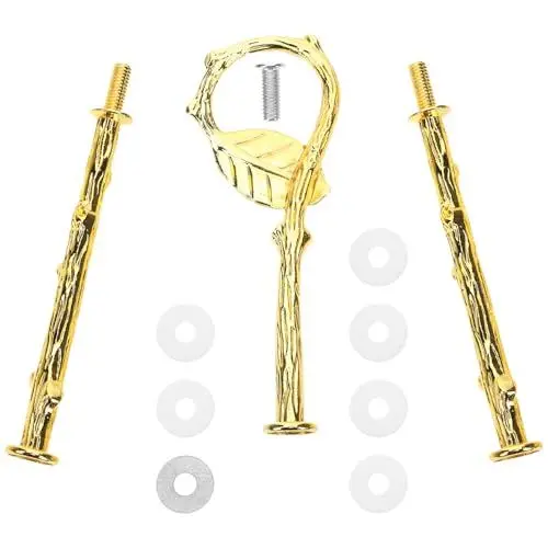 Produktbild: NUOBESTY 1 Set Tortenständer-Hardware-Kit 3-Stöckiger Cupcake- Beschläge Kuchenteller- Für Cupcake-Dessert-Servierständer