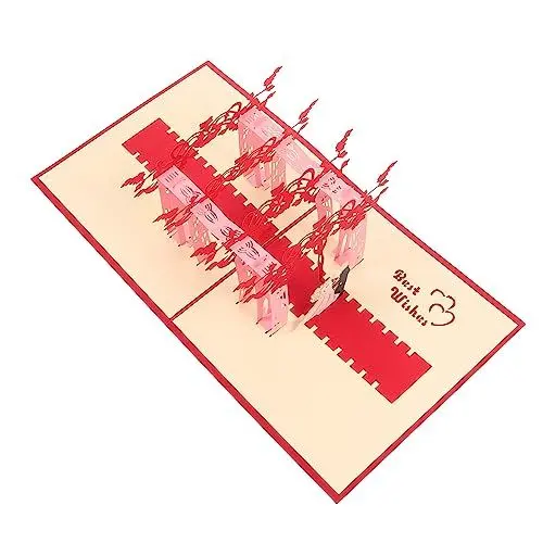 Produktbild: NUOBESTY Einladungskarte Stilvolle Hochzeitssegen-grußkarte Mit 3d-papierschnitzerei Für Paare