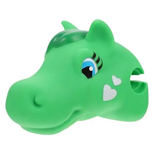Produktbild: NUOBESTY 1stk Lenker Dekoration Scooter-lenkerverzierung Pferd Schmuck Für Kinder Roller Zubehör Kopf Spielzeug Roller Dekorationen Mädchen Fahrrad Kleinkind Kieselgel Weihnachtssocken