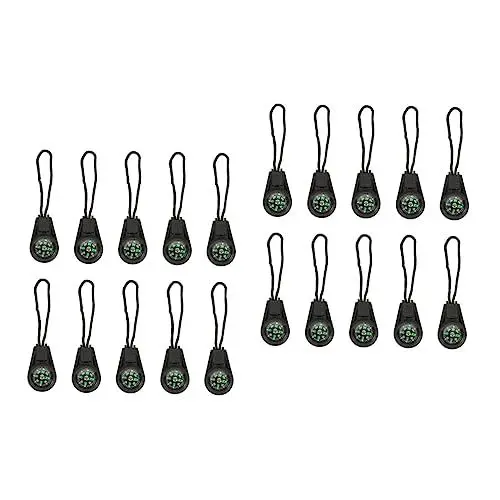 Produktbild: NUOBESTY Magnete Kompass 20 STK Mini-kompass Outdoor-wanderkompasse Feng Shui Kompass Reißverschlusstasche Kompass Kleiner Kompass Mit Reißverschluss Plastik Hängend Lieferungen