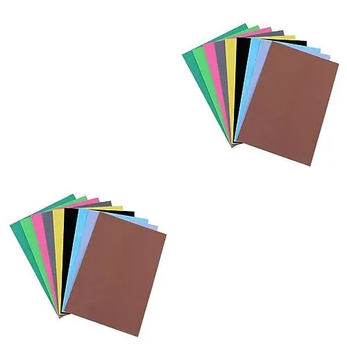 Produktbild: NUOBESTY 20 Stück Blätter scrapbook scheckheft Schulprojekte A Schaumstoffpapier schulartikel dicker Bastelschaum handgemachte Schaumstoffplatte bettwäsche Handbuch Blatt Schaumpapier a4
