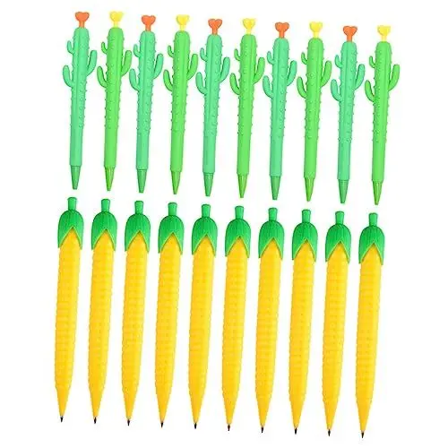 Produktbild: NUOBESTY 20st Cartoon Druckbleistift Tragbare Bleistifte Cartoon-bleistifte Mini-zubehör Schulbelohnungsstifte Bleistifte Schreiben Druckbleistifte Für Die Schule Kinderstifte Plastik