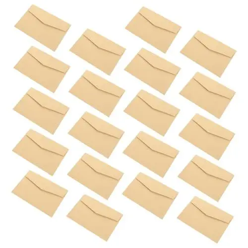 Produktbild: NUOBESTY 20st Umschlag Leere Einladungsumschläge Leere Umschläge Für Notizkarten Kleine Umschläge Einfarbige Umschläge Postkartenumschläge Umschläge Selbstklebend Mini-umschläge Kraftpapier