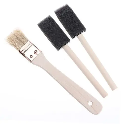 Produktbild: NUOBESTY Pinsel-Set Aus Nylonhaar Mit Runder Spitze Ölpinsel-Set Für Aquarell- Und Acrylmalerei Malbedarf Für Schüler 25-teilig