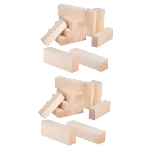 Produktbild: NUOBESTY 28 Stück Lindenholzstreifen Holzdübel Holzdübel Pelzleisten Holz Bastelstreifen Holz Bastelstäbe Unlackierte Holzstäbe Holzstreifen Zum Basteln Holzlatten Dübelstangen