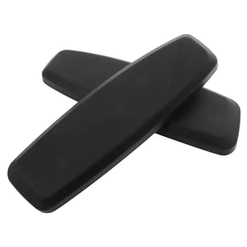 Produktbild: NUOBESTY 2stücke Armlehnenpolster Für Bürostühle Ersatz Pad Für Stuhl Armlehne Pu-Material Für Gaming-stühle Und Bürostuhl Einfach Montieren Komfortables Sitzen