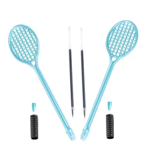 Produktbild: NUOBESTY Niedliche Gelschreiber in Tennisschlägerform – Tintenstifte Mit Sanftem Schreibgefühl Perfekt Für Die Unterschrift Von Schülern Schulbedarf